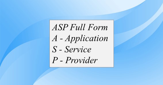 ASP Full Form 