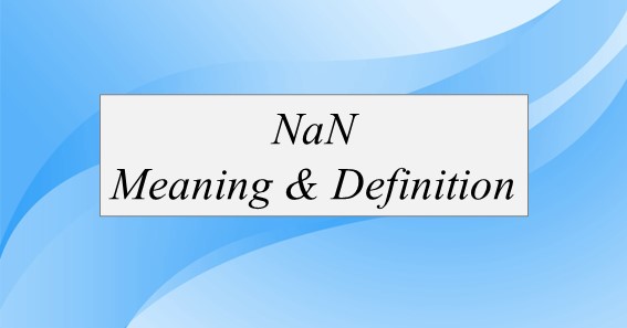 What Does NaN Mean?