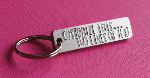 The way to select a custom keychain?